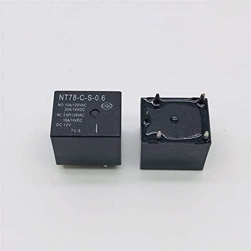 AMNOOL 10PCS Relay NT78-C-S-0.6 NT78-C-S-0.6-12-DC12V NT78-C-S-0.6-DC24V NT78 C S 0.6 5PIN Alternative HFKW 024-1ZW von AMNOOL