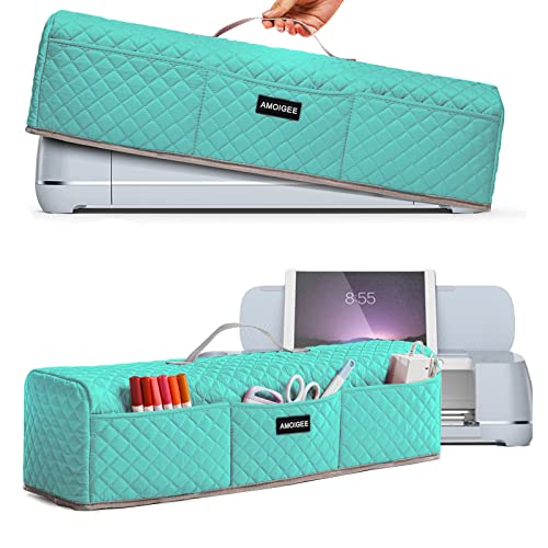 AMOIGEE Cricut Maschinenabdeckung, gepolsterter Staubschutz, kompatibel mit Cricut Maker, Maker 3, Explore Air 2, Explore 3, Nylon, Tiffany-Blau, nicht wasserdicht AMOIGEE Cricut Maschinenabdeckung, gepolsterter Staubschutz, kompatibel mit Cricut Maker, Maker 3, Explore Air 2, Explore 3, Nylon, Tiffany-Blau, nicht wasserdicht von AMOIGEE