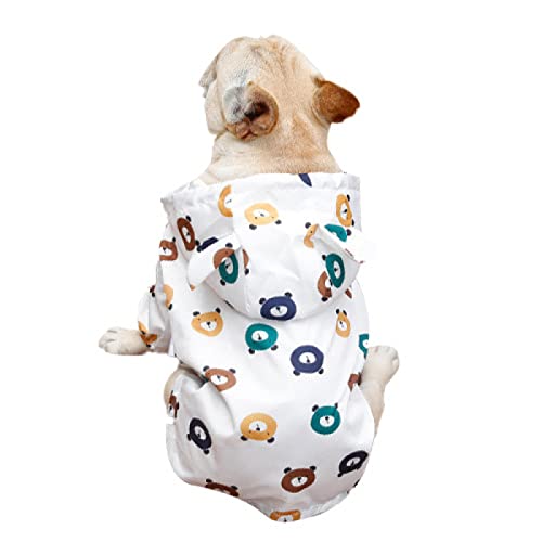 Hunde-Regenmantel für Hunde, Regenmantel, Mops, französische Bulldogge, wasserdichte Kleidung für Hunde, Regenjacke, Pudel, Schnauzer, Corgi, Regenmantel, 1 Stück, A XXL von AMOIZH