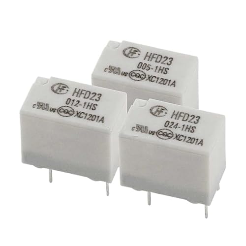 10 STÜCKE HFD23-005-1HS-012-024 Ein satz von normalerweise offenen 5-poligen 5-V-12-V-24-VDC-Relais(HFD23-012-1HS) von AMOKD