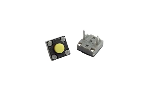 10 Stück 6 x 6 x 4,3 mm leiser Maus-Mikroschalter, geeignet for M350-Taste(Red dot) von AMOKD