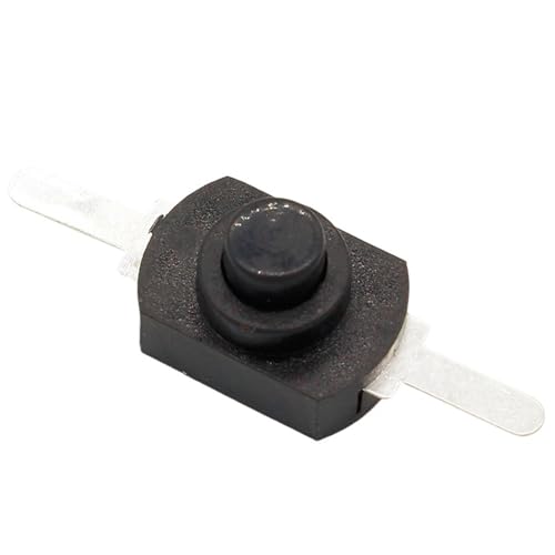 10 Stück DC 30V 1A Schwarz Ein Aus Mini Druckschalter for Taschenlampe 10 Stück DC 30V 1A Schwarz Ein Aus Mini Druckschalter for Taschenlampe von AMOKD