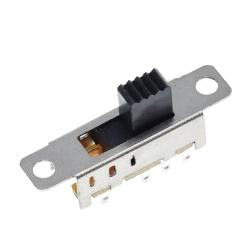 10 Stück SS23E04 Doppelkippschalter 8 Pins 3 Dateien 2P3T DP3T Griff hoch 5 mm kleiner Schiebeschalter von AMOKD