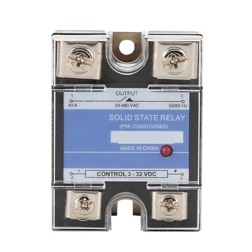 10A ~ 150A Abdeckung Halbleiterrelais Einphasen-DC-Steuerung AC 220V Relais auf 3-32VDC SSR-10DA 25DA 40DA(DC-DC,I50) von AMOKD