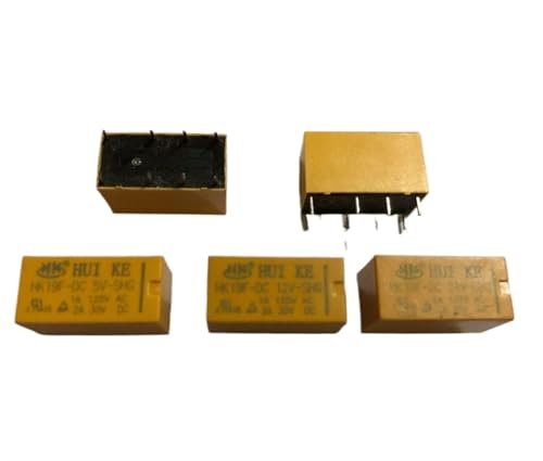 10PCS Spule DPDT 8 Pin 2NO 2NC Mini Power Relais PCB Typ HUI KE HK19F HK19F-DC5V-SHG HK19F-DC12V-SHG HK19F-DC24V-SHG(12V) von AMOKD
