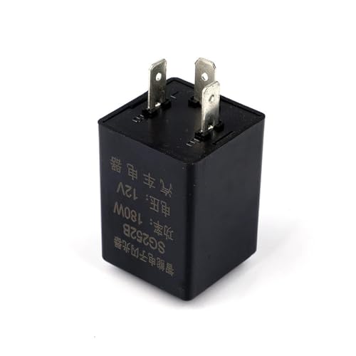 1pc Schwarz 3 Pins Anzeige Auto Motorrad 12V LED Relais Fix Blinker Blinker Anzeige von AMOKD