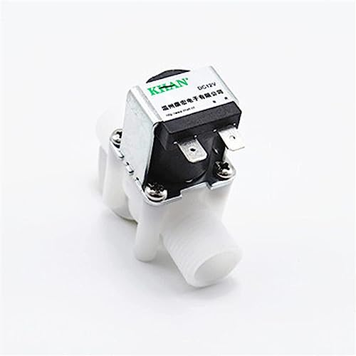 2 Stück 1/2 3/4 Zoll Außengewinde Wassermagnetventil 12 V 24 V 220 normal geschlossenes Kunststoffventil Trinkwasserreglerschalter (Größe: 1/2).(Dc24v,0.75 Inch) von AMOKD