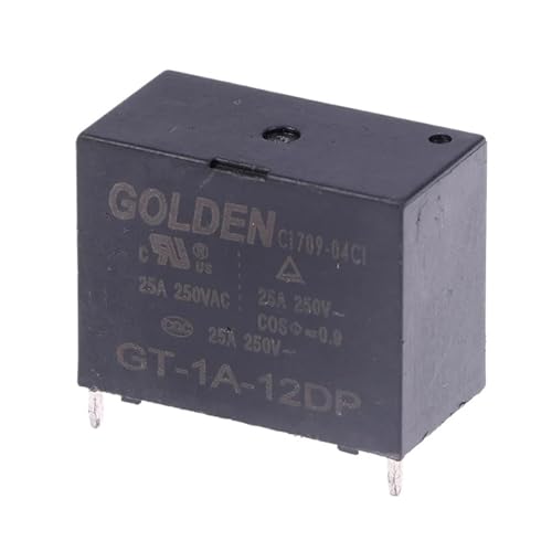 2 Stück GT-1A-12D/GT-1A-12DP Gordon Klimaanlage Warmwasserbereiter-Relais 25 A 4 Fuß 12 V(With head) von AMOKD