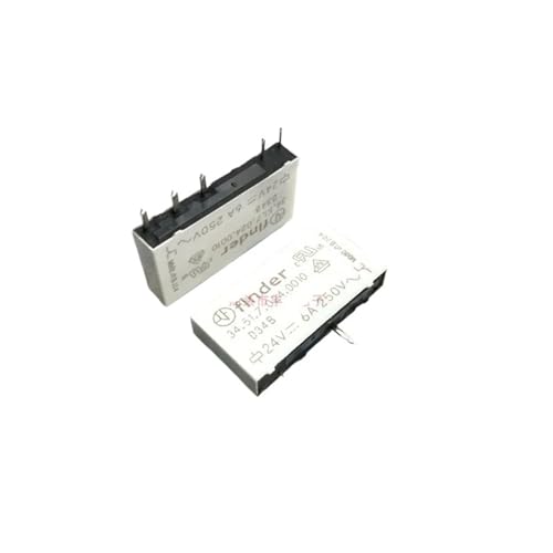 34.51.7.024.0010 24 VDC 6 A 5-Fuß-Relais der Serie 34.51 34.51.7.012.0010 12 VDC 060.0010 60 VDC 005.0010 5 VDC 4010 501 * 2 STÜCK(.51.7.060.0010white) von AMOKD