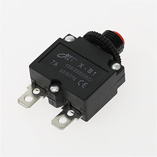 5 Stück 2A 3A 5A 6A 7A 8A 10A 15A 20A 25A 30A Leistungsschalter Überlastschutzschalter Sicherung (Größe: 8A, Farbe: ST-1)(15A) von AMOKD