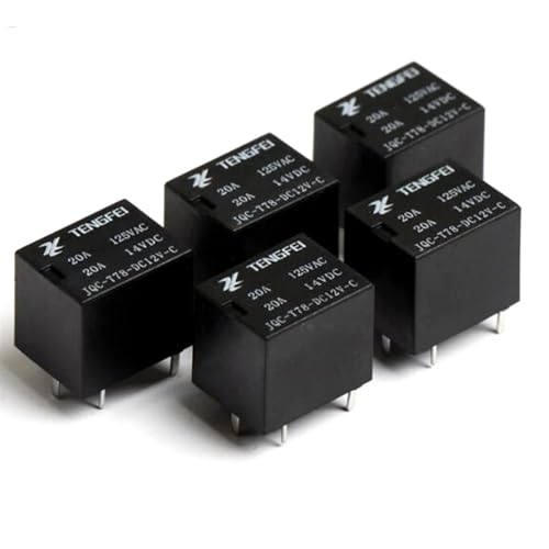 5PCS T78 Kleine Umwandlung Typ Elektromagnetische Relais 12V 5 Pins 20A JQC-T78-DC12V-C von AMOKD