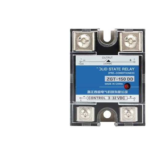 CG SSR-120DD 150DD 220V 380V 600V einphasig JGX DC-Steuerung DC-Kühlkörper 3-32VDC bis 5-220VDC 120A 150A DD Halbleiterrelais(1-L) von AMOKD