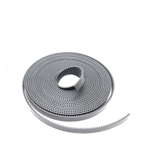 HTD 3·M offener Synchronriemen HTD3-M Zahnriemen Polyurethan-Stahl PU 3-M offener Riemen Breite 9 10 15 mm PU mit Stahlkernriemen(2 meter,PU-BLACK_12MM) von AMOKD