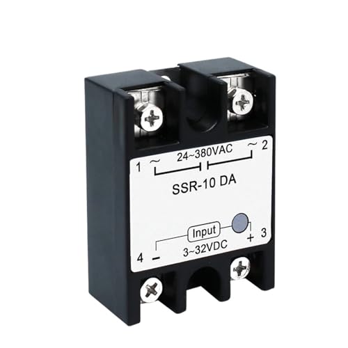 LCTC SSR Halbleiterrelais DC-Steuerung AC 10A 25A 40A 50A 60A 80A 100A Einphasig SSR-40DA AC(10PCS SSR 100A) von AMOKD