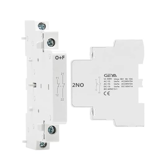 O+F-Hilfsschütz for GYHC Househould AC-Schütz 2NO oder 1NO1NC oder 2NC(1NO1NC) von AMOKD
