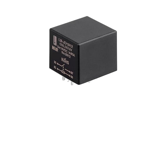 Relais 12V24V Hohe Strom 4 Fuß 5 Fuß 80A Auto Mit Plug-in Relais(2912 (4p 24V-40A)) von AMOKD