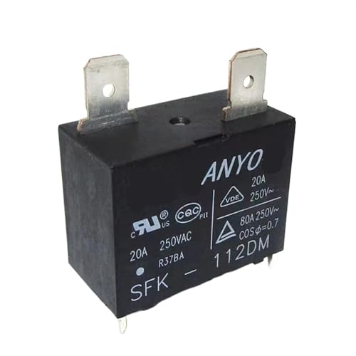SFK-112DM 12VDC DIP-4 Klimaanlage Relais 4-pin Strom 20A 250VAC Austauschbare HF102F-12V G4A-1A-E-12VDC(SFK-112DM 50PCS) von AMOKD