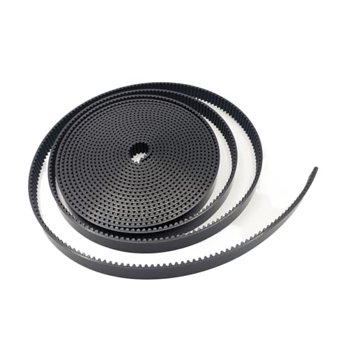 Schwarzer 5M-Typ offener Polyurethan-Zahnriemen 15/20/25/30 mm Breite PU mit Stahldraht 5 mm Teilung 1–3 Meter Synchronriemen(2 Meters,15mm) von AMOKD