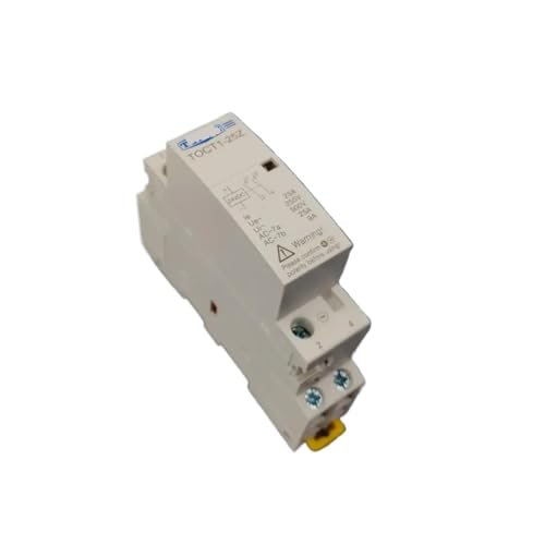 TOCT1 2P 25A DC 12V 24V Spule 220V/230V 50/60HZ Din-schiene Haushalt ac Modulare schütz 2NO(DC 12V) von AMOKD