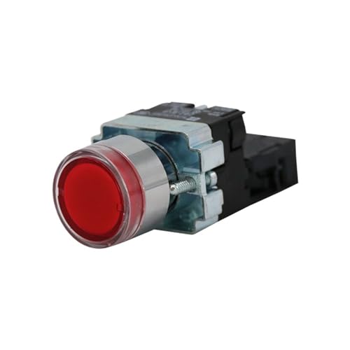 XB2-BW3462 1NC 22mm Druckknopfschalter beleuchtet ROT 12v24v220v LED*2St(220V) von AMOKD