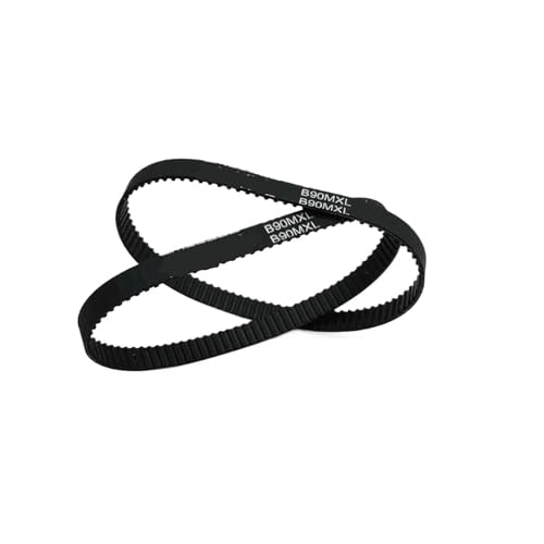 Zahnform: Trapezzähne. Riementeilung: 2,032 mm. Zahnhöhe: 0,51 mm. Riemendicke: 1,14 mm. Riemenbreite: 3/4/6/10/12/15 mm(B192MXL,1PCS_3MM) von AMOKD