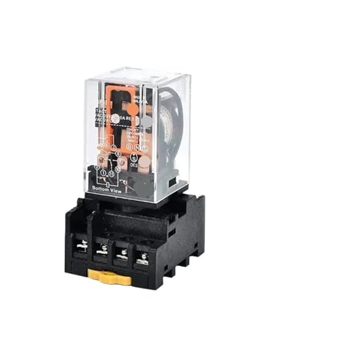 Zwischenrelais MK2P-I MK2P Kleines elektromagnetisches Relais 8PIN 11PIN DC24V(10 PCS,MK2P-I AC220V) von AMOKD