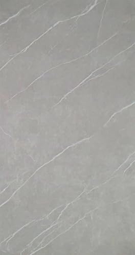 AMON Wand-Paneele 60x120cm in Marmor- Granit- Stein-Optik (Pietra Grey) - 1 Stück - Wandverkleidung aus PVC 3mm dick - Küchenrückwand Spritzschutz TV-Rückwand - Wasserdicht Wasserfest von AMON
