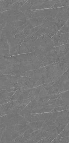AMON Wandpaneele 122x244cm in Natur-Steinoptik (Arctic Grey) ideal als Duschrückwand Badrückwand Küchenrückwand TV-Rückwand Dusch- Bad- Wand-Verkleidung aus 3mm PVC Wasserdicht Wasserfest von AMON