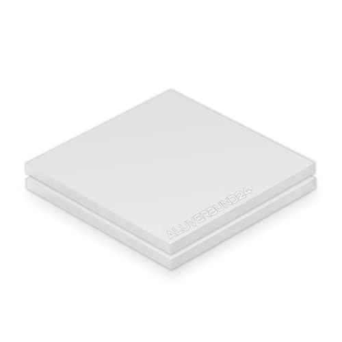 Acrylglas Platte 50x150cm 4mm | PMMA - Weiß Blickdicht, Robust & Vielseitig | Zuschnitt von Acrylglas | Kunststoffplatte | Materialstärke und Größe wählbar von AMON
