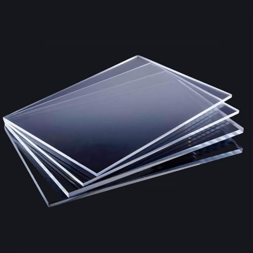 Acrylglas Platte 70x70cm 6mm | PMMA - Klar, Robust & Vielseitig | Zuschnitt von Acrylglas | Transparent | Kunststoffplatte | Materialstärke und Größe wählbar von AMON