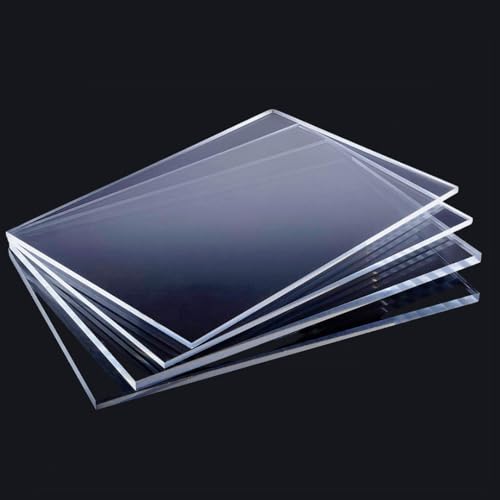 Acrylglas Platte 30x30cm 2mm | PMMA - Klar, Robust & Vielseitig | Zuschnitt von Acrylglas | Transparent | Kunststoffplatte | Materialstärke und Größe wählbar von AMON