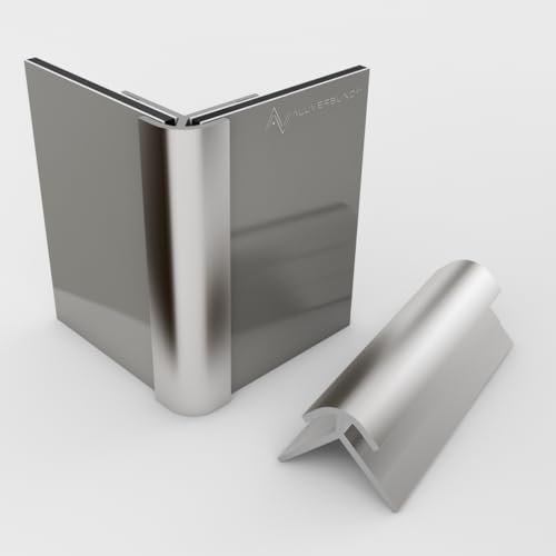 Aluminium Profil 100cm Außeneckprofil - Silber Eloxiert - für 3mm Alu-Verbundplatten PVC-Wand-Paneelen Acrylglas HPL-Platten - Ideal für Küchenrückwände Duschrückwände Wandverkleidungen Aluminium Profil 100cm Außeneckprofil - Silber Eloxiert - für 3mm Alu-Verbundplatten PVC-Wand-Paneelen Acrylglas HPL-Platten - Ideal für Küchenrückwände Duschrückwände Wandverkleidungen von AMON