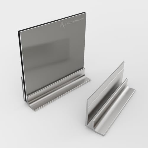Aluminium Profil 100cm Sockelprofil - Silber Eloxiert - für 3mm Alu-Verbundplatten PVC-Wand-Paneelen Acrylglas HPL-Platten - Ideal für Küchenrückwände Duschrückwände Wandverkleidungen Aluminium Profil 100cm Sockelprofil - Silber Eloxiert - für 3mm Alu-Verbundplatten PVC-Wand-Paneelen Acrylglas HPL-Platten - Ideal für Küchenrückwände Duschrückwände Wandverkleidungen von AMON