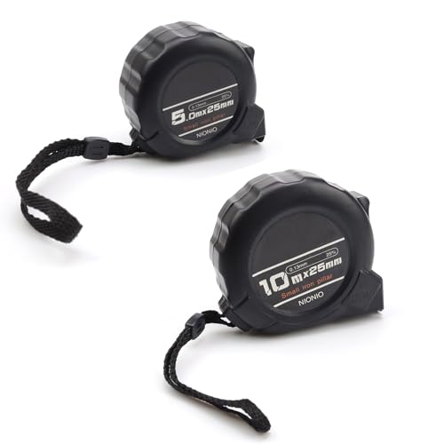 2 Stück Metermaß, AMONENZ Edelstahl Tape Measure, Rollmaßband von 5 Metern und 10 Metern, für Ingenieurvermessung, Architekturdesign, Zimmerei, Industrielle Fertigung 2 Stück Metermaß, AMONENZ Edelstahl Tape Measure, Rollmaßband von 5 Metern und 10 Metern, für Ingenieurvermessung, Architekturdesign, Zimmerei, Industrielle Fertigung von AMONENZ