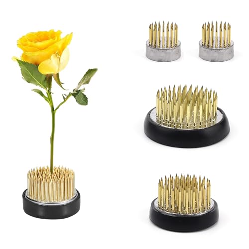 AMONENZ 4 Stück Steckigel Blumen, 3 Größen Ikebana Blumenigel, Blumenarrangement Werkzeuge für Zuhause Garten Hotel (23mm/23mm/34mm/46mm) von AMONENZ