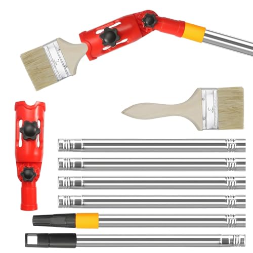 AMONENZ Mehrwinkel Pinsel Verlängerung, 1,75 m Pinselverlängerung, 180°-Rotation Pinsel Verlängerung Teleskop, mit Pinsel, für Hohe Decken, Wände, Dekorationsarbeiten AMONENZ Mehrwinkel Pinsel Verlängerung, 1,75 m Pinselverlängerung, 180°-Rotation Pinsel Verlängerung Teleskop, mit Pinsel, für Hohe Decken, Wände, Dekorationsarbeiten von AMONENZ