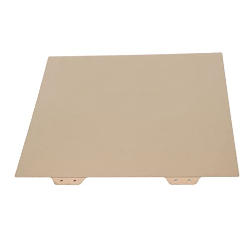 AMONIDA Bauplatte für 3D-Drucker, Gold, Leicht zu Entfernen, Doppelseitig Beschichtet, PEI-Folie Zum Bedrucken (Stahlplatte) von AMONIDA