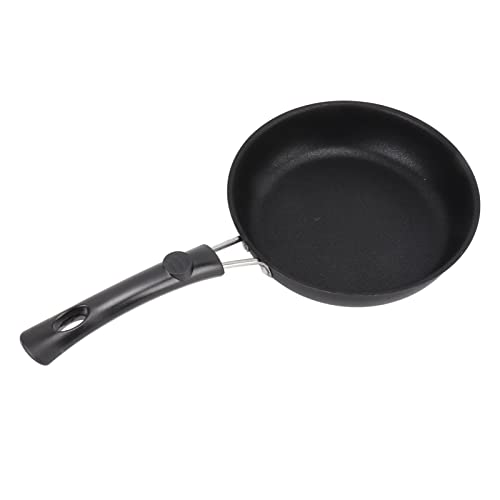 AMONIDA Bratpfanne, Edelstahl Stahl Antihaftbeschichtete Pfanne, Omelette-Steak-Pfanne, für Gasherd, Induktion Sherd, Elektrischen Töpfer Ofen, Elektroherd (16CM) von AMONIDA