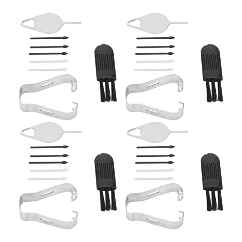 AMONIDA Für Samsung Stylus Pen Tips Replacement Set, ABS Material Stylus Pen Tips Replacement Kit Einfach Austauschbar Schwarz Grau Für Business von AMONIDA