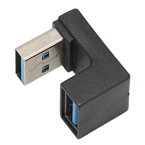 AMONIDA U Typ USB 3.1 Adapter, 5V 3A 15W U Form USB Stecker auf USB Buchse Adapter 10Gbps Aufladung für USB A Ladegerät von AMONIDA