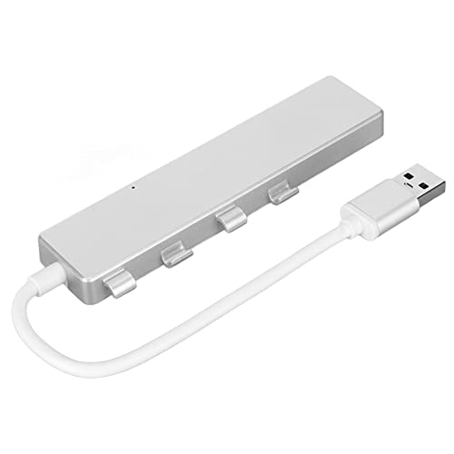 AMONIDA USB Hub, USB 3.0 Silber Plug and Play USB Expander 5 Gbit/s Schön für Schreibtischlampe Kabellose Maus AMONIDA USB Hub, USB 3.0 Silber Plug and Play USB Expander 5 Gbit/s Schön für Schreibtischlampe Kabellose Maus von AMONIDA