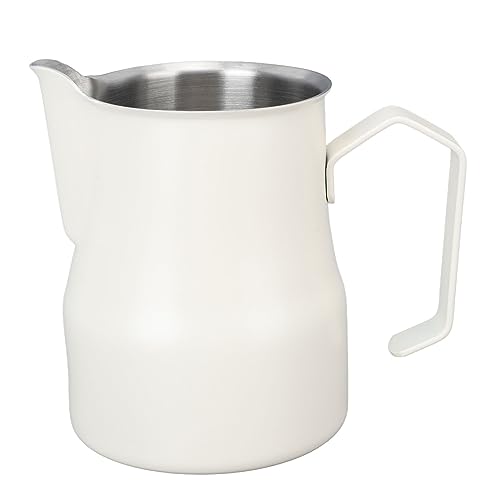 Milchkännchen, Robuste Milchkännchen-Tasse, Professionell, 450 Ml, für den Laden (Weiß) von AMONIDA