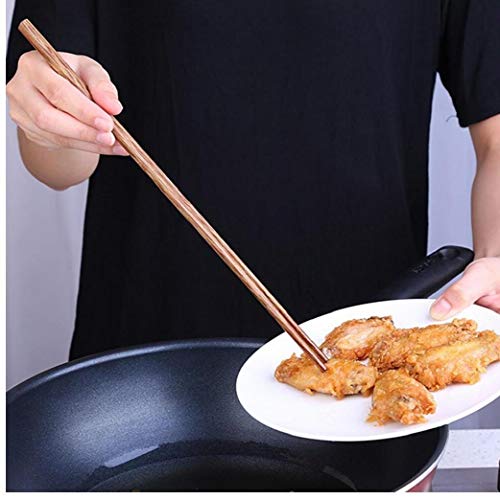 AMOYER 1 Paar Holz Nudeln Küche Kochend Frying Stäbchen Super Long Handled Japanese Style Chopstick von AMOYER