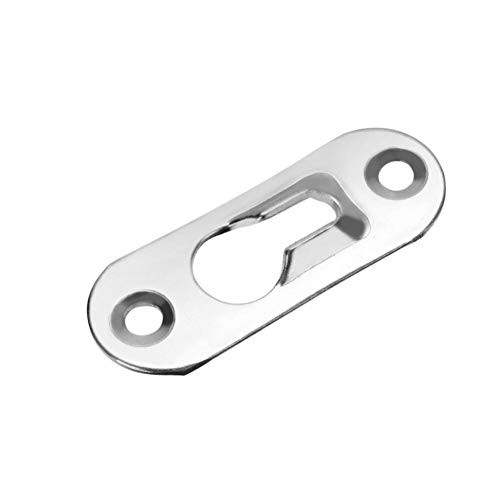 AMOYER 20pcs / Lot Metall Keyhole Aufhänger Fasteners für Bilderrahmen Spiegel Schrank Aufhänger Metall Keyhole Hanger von AMOYER