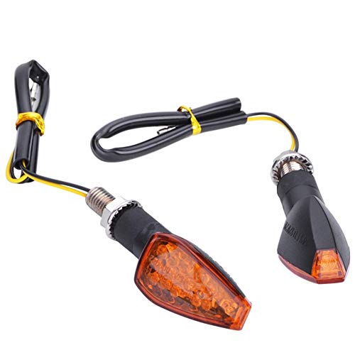 AMOYER 2PCS Universal-12V Flashing Blinker Motorrad LED-Leuchten hinten Blinker-Anzeige Rücklicht AMOYER 2PCS Universal-12V Flashing Blinker Motorrad LED-Leuchten hinten Blinker-Anzeige Rücklicht von AMOYER