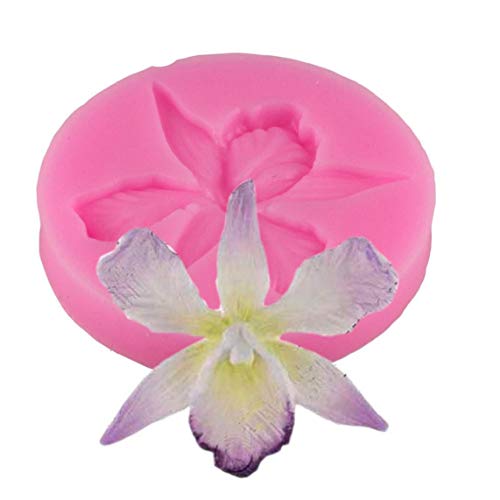 AMOYER 3D Creative-orchideen-Blumen Floral-silikon-Form Cymbidium Für Fondantform Gum Paste Handmade Crafts von AMOYER