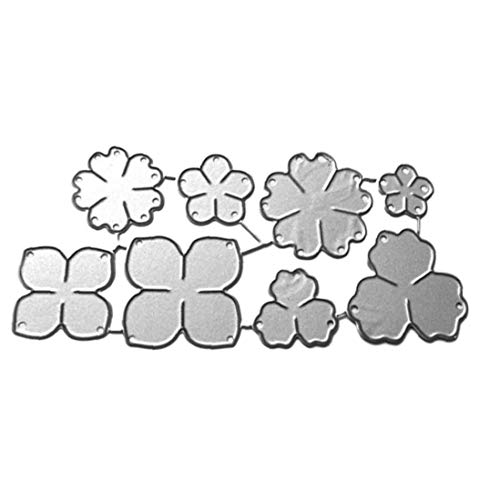 AMOYER 8pcs / Set Blumen Die Cuts Karte, Die Metall-stanzformen Stencil Schablone Für Scrapbooking Fotoalbum Papier-DIY von AMOYER