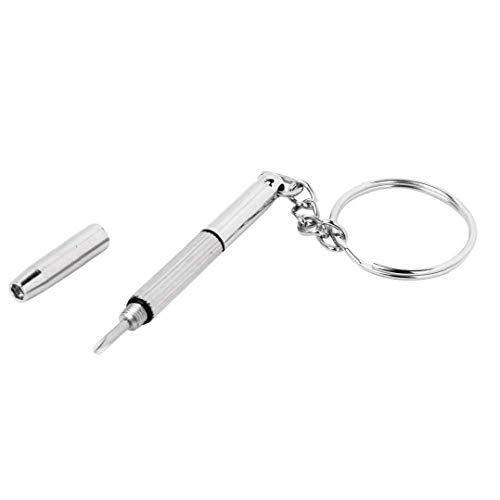 AMOYER Brill Schraubendreher 3 in 1 Kleine Brillen Schraubenzieher Keychain Multifunktionale Metall Brillen Feld Reparaturzubehör von AMOYER