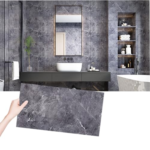 AMOYUN Fliesenaufkleber 30x60cm für Küchen, 10 Stück Marmor PVC Fliesensticker Fliesen Badezimmer Selbstklebende Fliesendekor Aufkleber Backstein zum Esszimmer Bad Fliesenfolie Deko AMOYUN Fliesenaufkleber 30x60cm für Küchen, 10 Stück Marmor PVC Fliesensticker Fliesen Badezimmer Selbstklebende Fliesendekor Aufkleber Backstein zum Esszimmer Bad Fliesenfolie Deko von AMOYUN