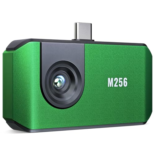 AMPBANK Wärmebildkamera Android, 512x384 TISR IR-Auflösung Wärmebildkameras mit 3D-Analyse, 25Hz Bildwiederholrate, -20℃ bis 450℃ Temperaturbereich, Thermal Camera für Smartphones, Tablets, PC AMPBANK Wärmebildkamera Android, 512x384 TISR IR-Auflösung Wärmebildkameras mit 3D-Analyse, 25Hz Bildwiederholrate, -20℃ bis 450℃ Temperaturbereich, Thermal Camera für Smartphones, Tablets, PC von AMPBANK